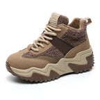 Damen Hohe Sneaker mit warmem Innenfutter und rutschfester Sohle R&B