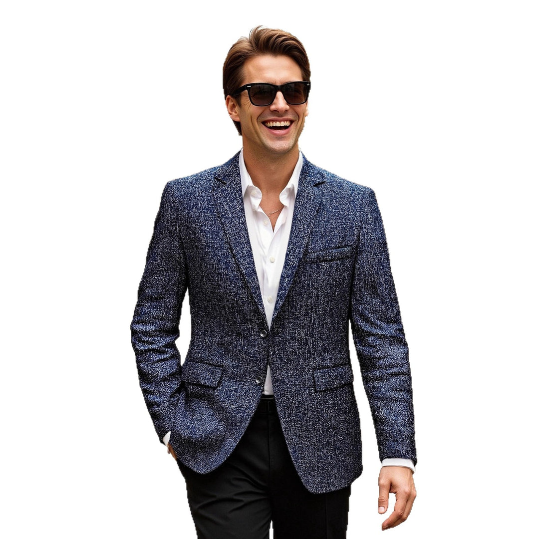 Herren eleganter Blazer aus Wolle R&B