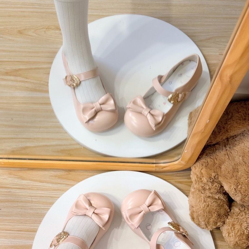 Damen elegante Mary Jane Ballerinas mit Schleifenverzierung R&B
