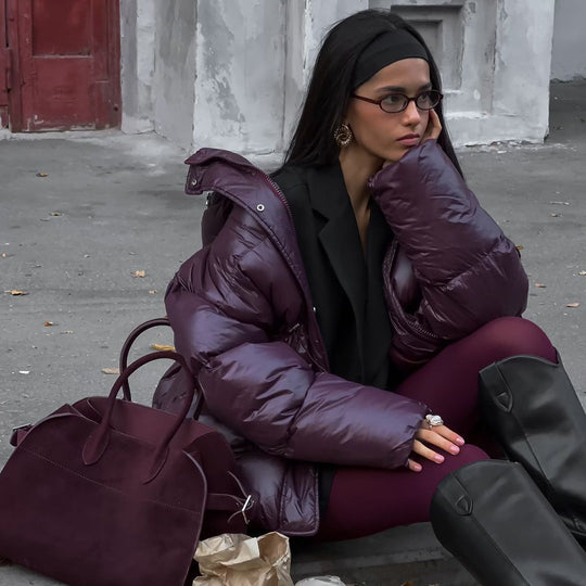 Damen warme Steppjacke R&B