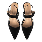 Damen Slingback-Pumps mit elegantem Design und stabilen Blockabsätzen R&B
