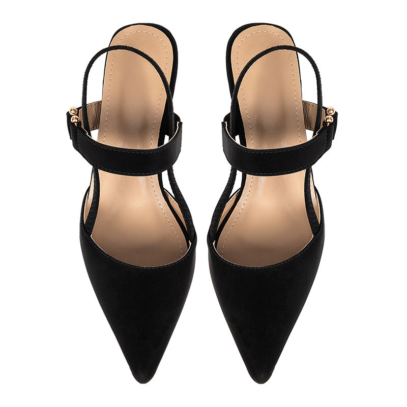 Damen Slingback-Pumps mit elegantem Design und stabilen Blockabsätzen R&B