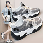 Damen Sportliche Sneakers mit atmungsaktiver Netzstruktur und griffiger Sohle R&B
