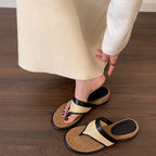 Damen elegante Riemchen-Pantoletten mit gewR&Btem Detail und komfortablem Fußbett R&B