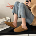 Damen Komfortable Clogs mit modischer Schnallenverzierung R&B