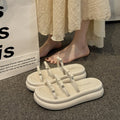 Damen modische Clogs mit gemusterten Riemen und komfortabler Fußbettgestaltung R&B
