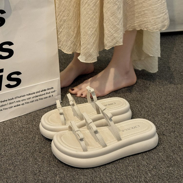 Damen modische Clogs mit gemusterten Riemen und komfortabler Fußbettgestaltung R&B