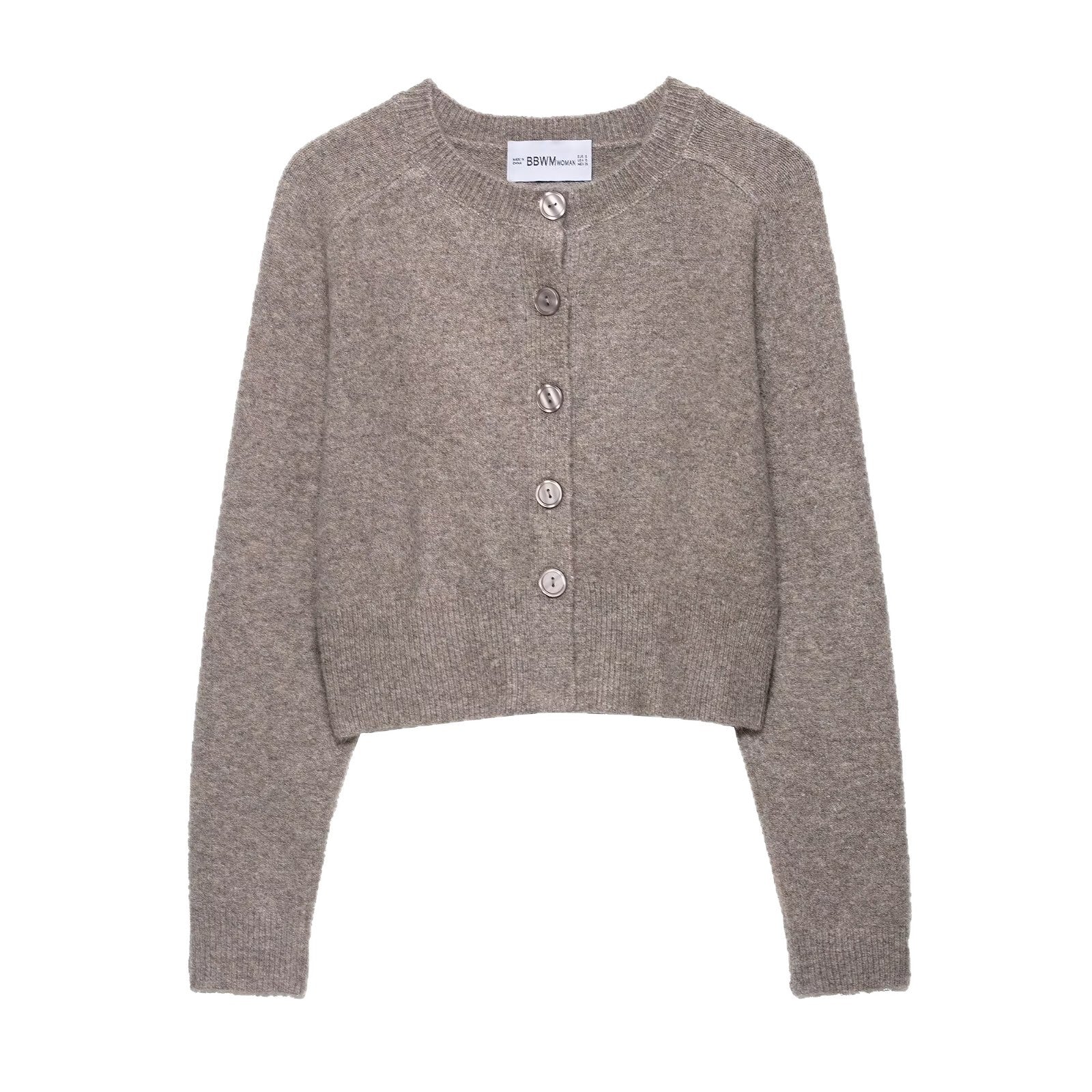 Damen Strickjacke mit Knopfleiste und lässigem Schnitt R&B