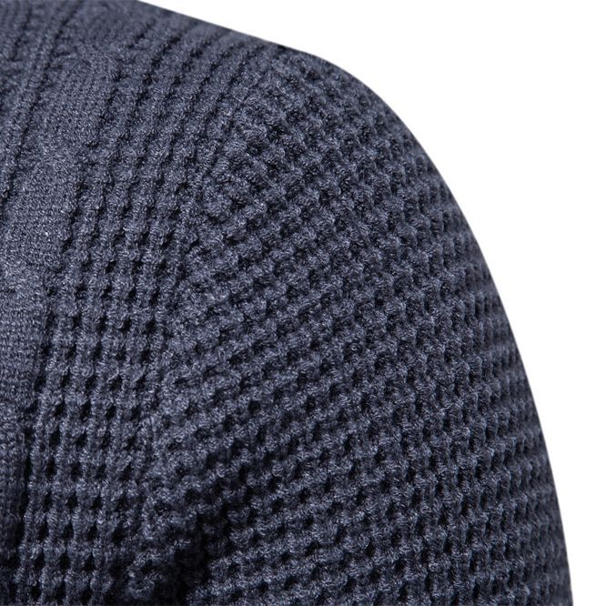 Herren Strickpullover mit modernem Strukturdesign R&B