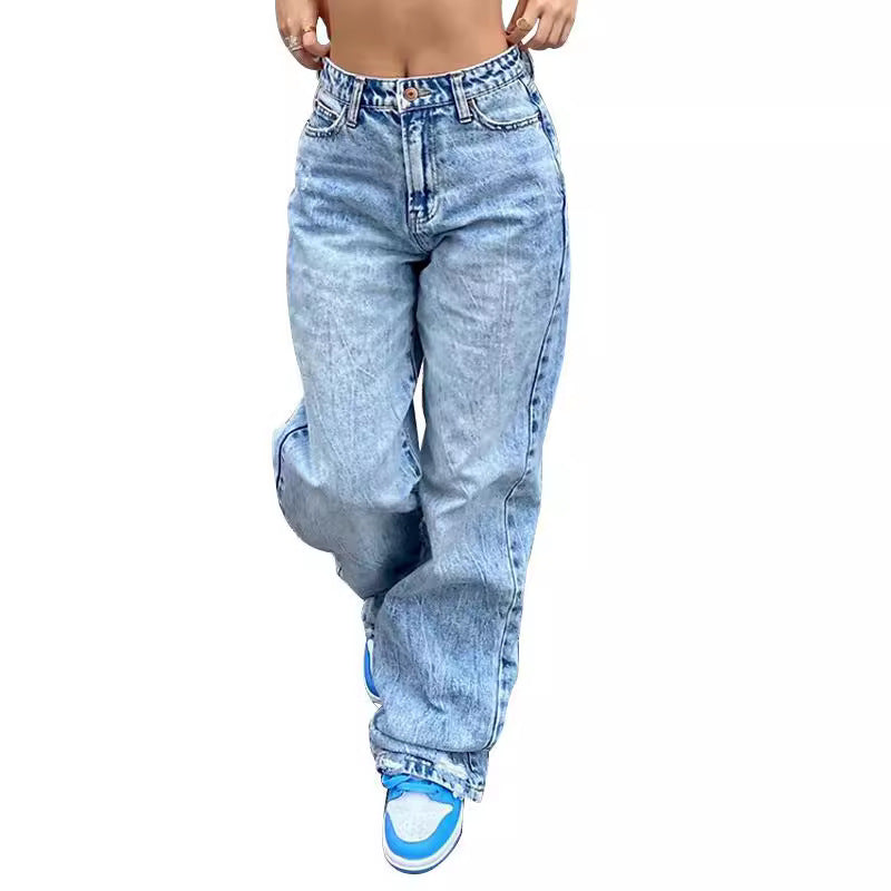 Damen lockere Baumwollhose R&B