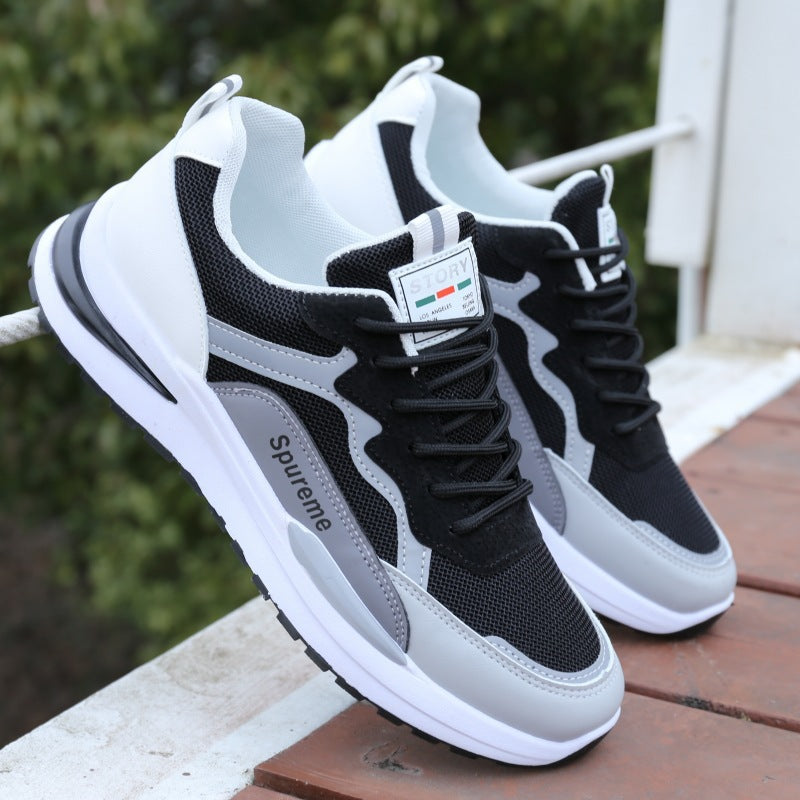 Damen Sportliche Sneaker mit atmungsaktiver Mesh-Oberfläche und stoßdämpfender Sohle R&B