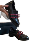 Damen Elegante Mokassins mit stilvoller Schleifenverzierung R&B