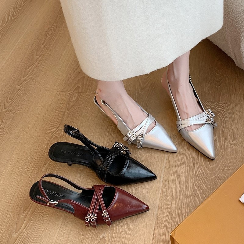 Damen Slingback High-Heel Pumps R&B
