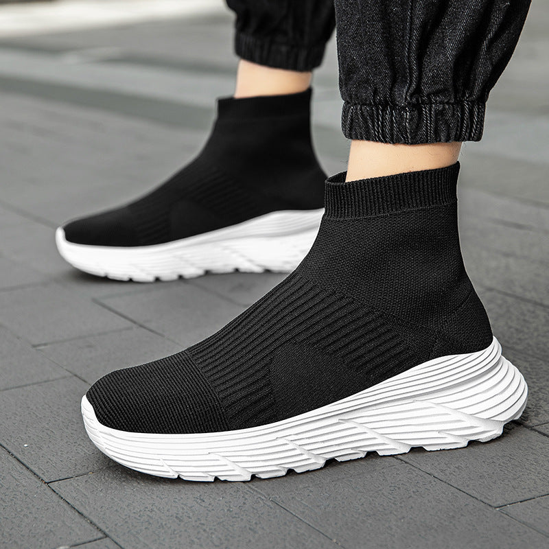 Damen Socken-Sneaker mit hohem Schaft von