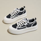 Damen Komfortable Sneaker mit dicker Sohle und einzigartigem Design R&B