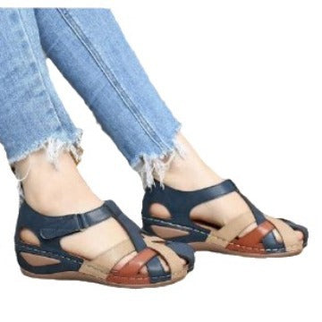 Damen Komfortable Riemensandalen mit atmungsaktiver Oberseite und gepolsterter Sohle R&B