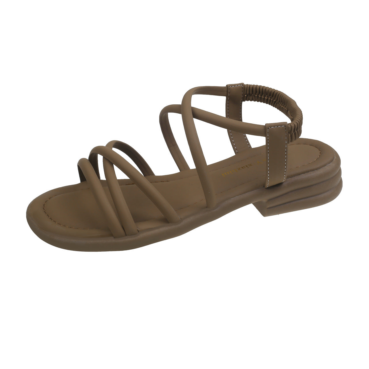 Damen Sandalen mit innovativem Riemendesign und bequemem Fußbett EB