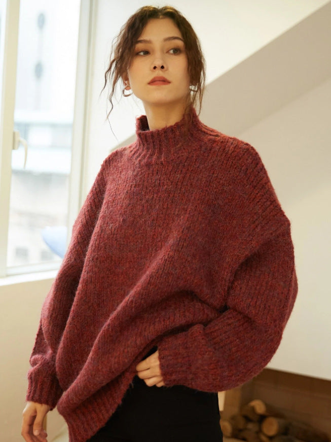Damen Grobstrick Pullover R&B