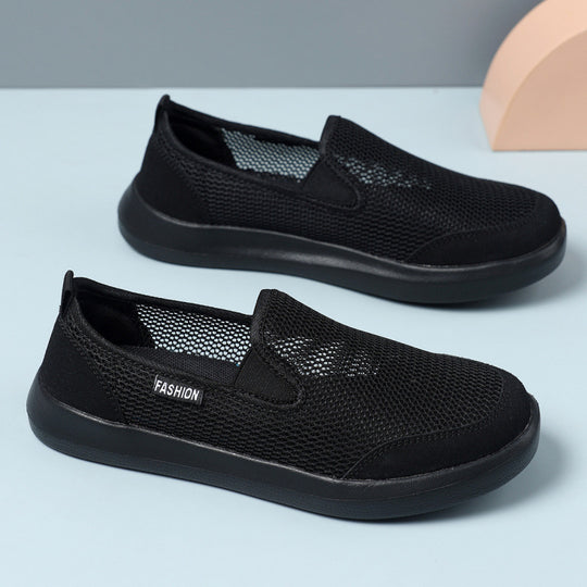 Damen Atmungsaktive Slip-On Schuhe aus Netzmaterial R&B
