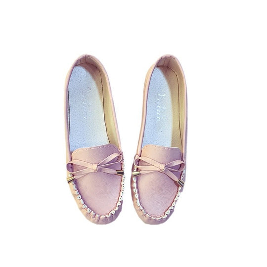 Damen Mokassin Slipper mit elegantem Schleifen-Detail und komfortabler Innensohle R&B