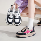 Damen sportliche Sneaker mit strapazierfähigem Obermaterial und dämpfender Sohle R&B