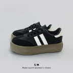 Damen Trendige Sneakers mit dicker Sohle und sportlichem Design