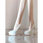 Damen stilvolle High Heel Pumps R&B