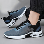Damen Sportliche Schnür-Sneaker mit atmungsaktivem Mesh-Obermaterial und dämpfender Sohle R&B