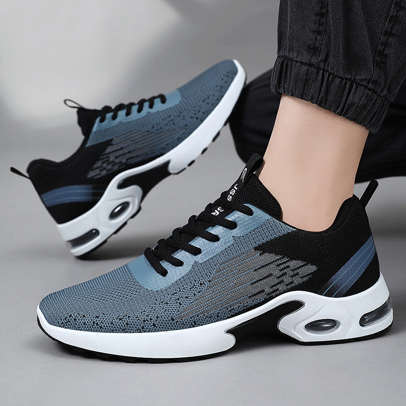Damen Sportliche Schnür-Sneaker mit atmungsaktivem Mesh-Obermaterial und dämpfender Sohle R&B