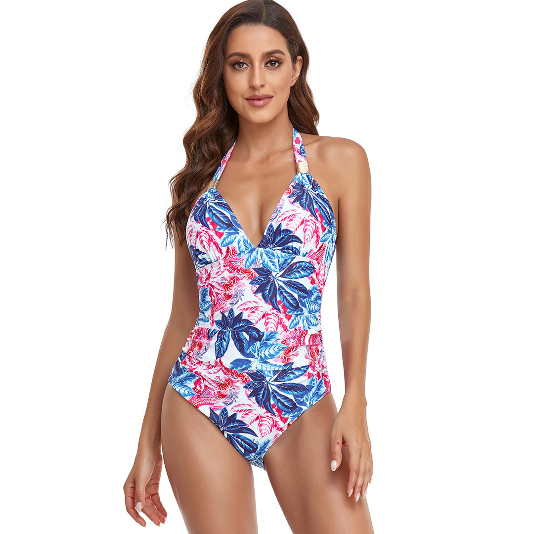 Damen Eleganter Hochgeschnittener Badeanzug R&B