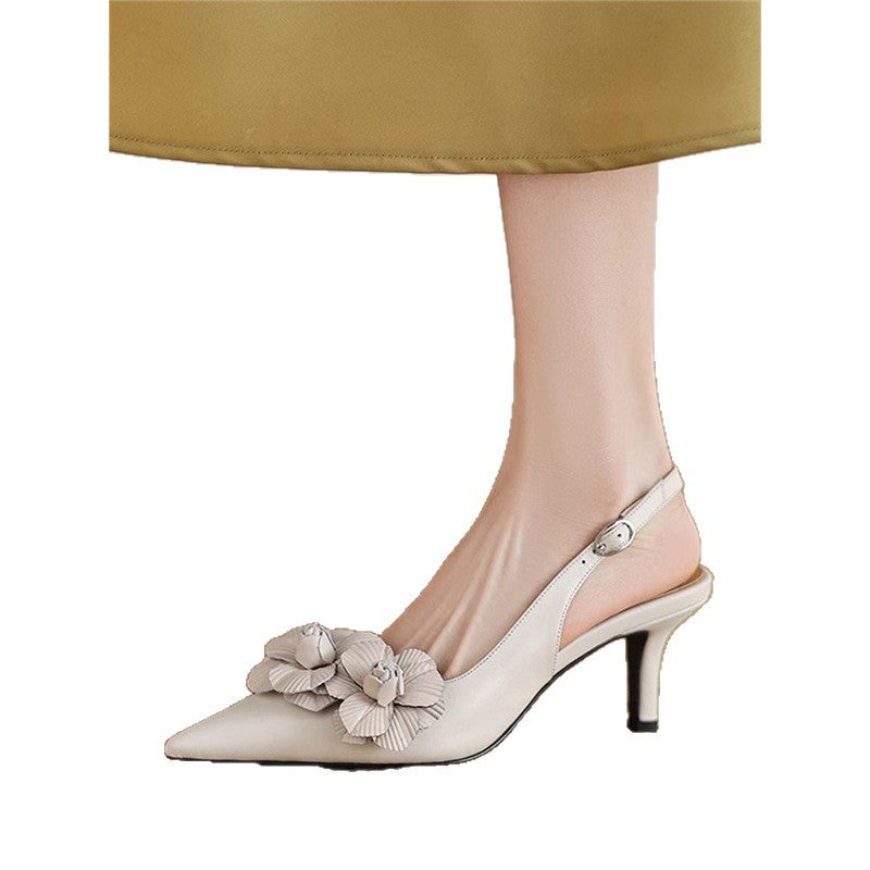 Damen Slingback Pumps mit floralem Design R&B