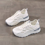 Damen Atmungsaktive Laufschuhe mit flexiblem Mesh-Obermaterial und dämpfender Sohle R&B