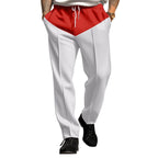 Herren Sportliche Jogginghose mit Kontrastdetails und verstellbarem Kordelzug R&B