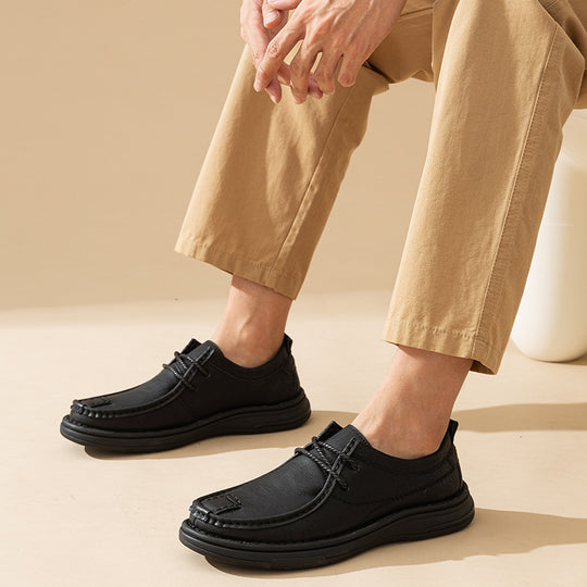 Herren Modische Schnürschuhe aus hochwertigem Kunstleder R&B
