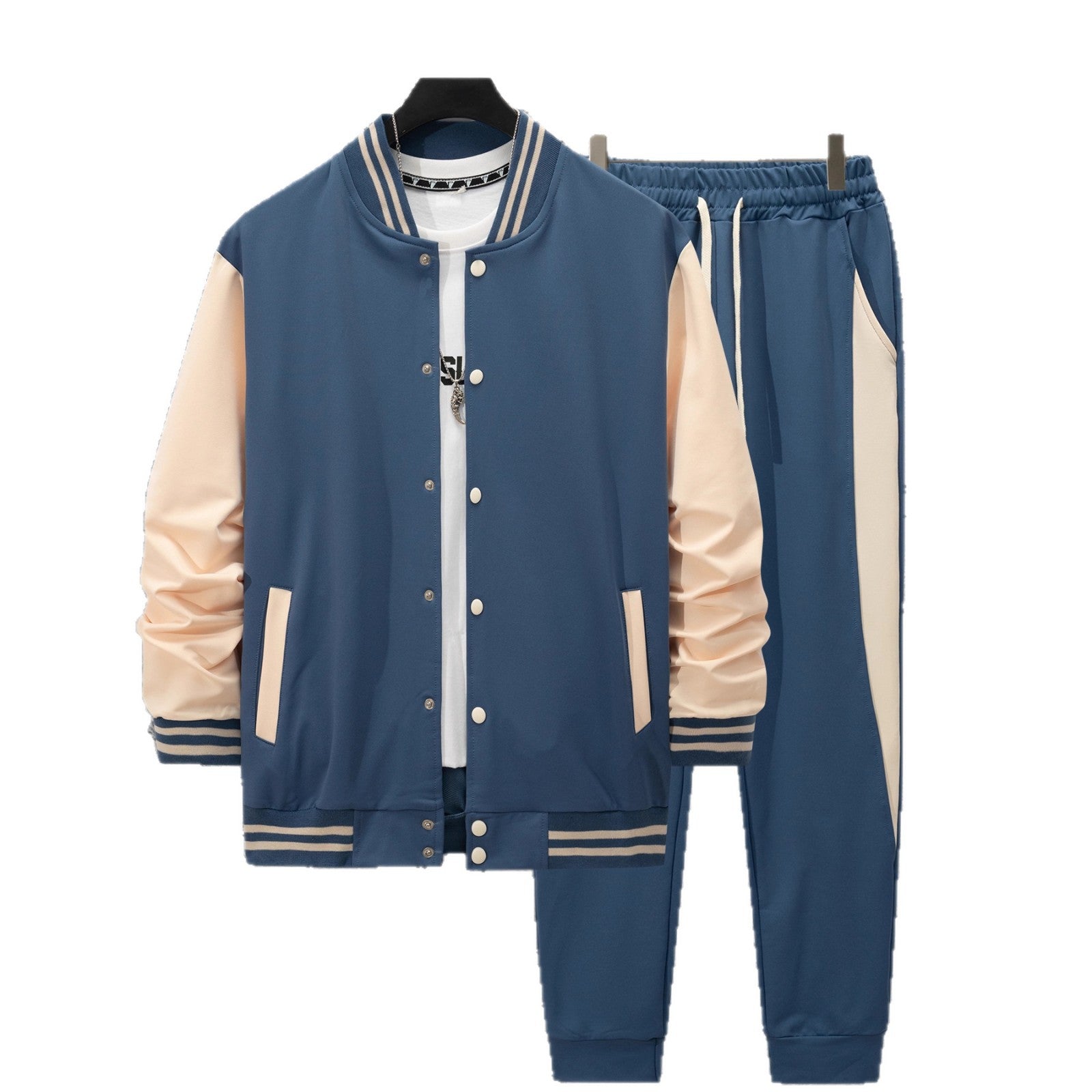 Herren Urbaner Sportanzug mit modischer Bomberjacke und Jogginghose R&B
