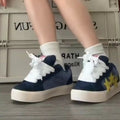 Damen Sportliche Sneaker mit kreativen Applikationen und dicker Sohle R&B