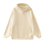 Damen lässiger Kapuzenpullover aus weichem Fleece mit praktischem Schnitt