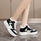 Damen Sportliche High-Top Sneakers mit weichem Fleece-Futter R&B