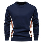 Herren Freizeit-Sweatshirt mit modernem Farbblockdesign
