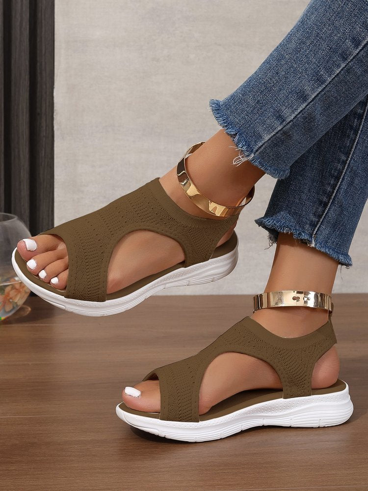 Damen Atmungsaktive Sport-Sandalen mit elastischem Obermaterial und rutschfester Sohle R&B