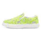 Damen elegante Slip-On Sneakers mit modischem Glitzerdesign R&B