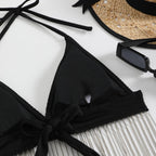 Damen Triangel-Bikini mit festlichem Fransen-Design R&B