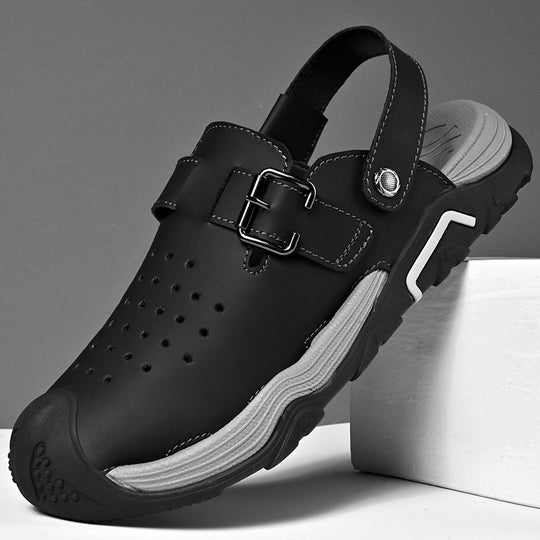 Damen Komfortable Clogs mit verstellbarem Riemen und atmungsaktiver Struktur R&B