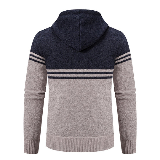 Herren modische Kapuzenjacke mit strukturiertem Design und Funktionen R&B