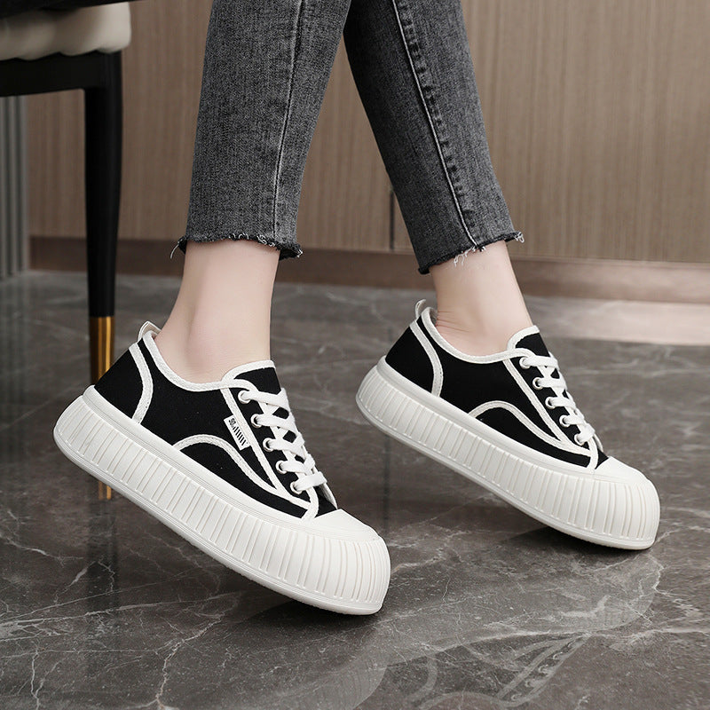 Damen Plateau Sneakers mit trendigem Design und komfortabler Dämpfung R&B