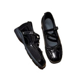 Damen elegante Schnürpumps mit verstellbarem Riemen und rutschfester Sohle R&B