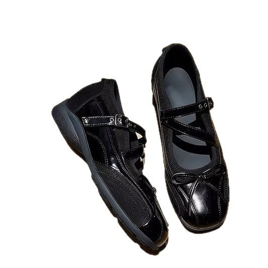 Damen elegante Schnürpumps mit verstellbarem Riemen und rutschfester Sohle R&B