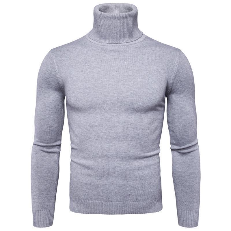Herren Rollkragenpullover aus feiner Merinowolle R&B