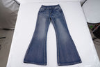 Damen Flared Jeans im lässigen Vintage-Stil mit hohem Bund und stylischen Waschungen R&B