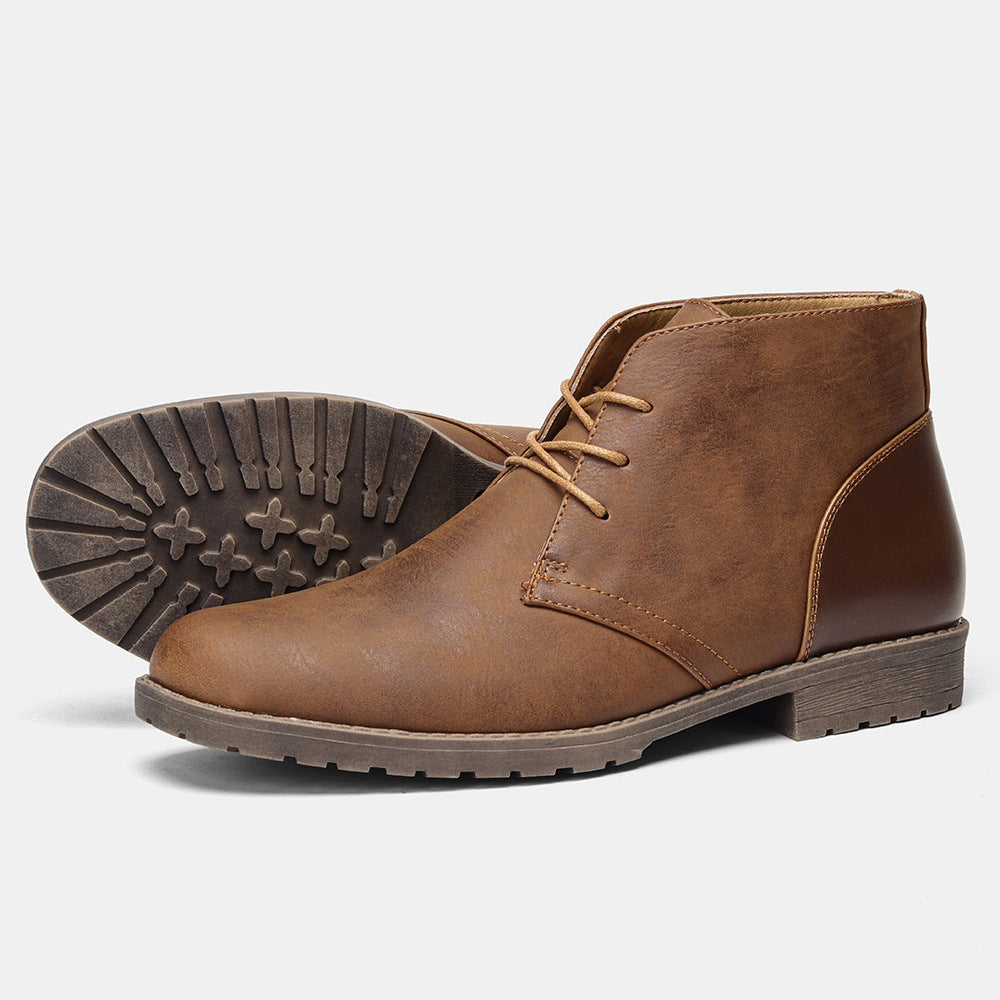 Stiefelette Aus Echtem Vegane Leder